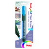 Pentel Arts Wet Erase Chalk Marker, Chisel Tip, Blue Ink,