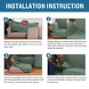 H.VERSAILTEX 3 Piece Stretch Sofa Covers for 2 Cushion Loveseat