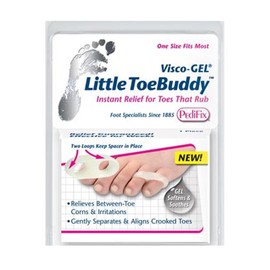 Pedifix Visco Gel Little Toe Buddy One Size Fit Most Overlaping Toes P35, 1 Ea