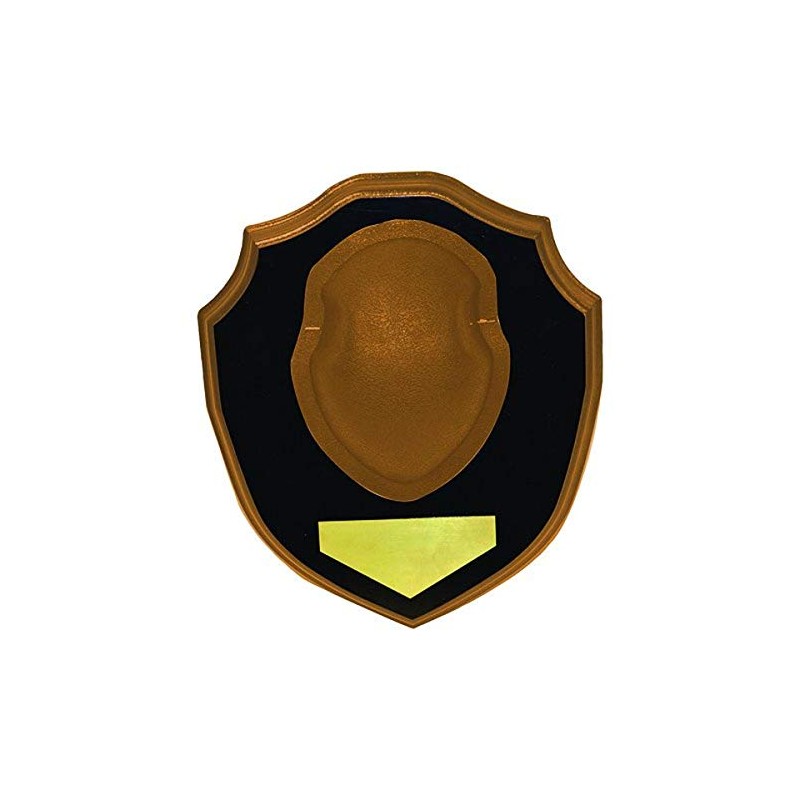 Hunters Specialties Deer Antler Mounting Plaque - Hunting Black Lacquered