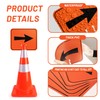 UCandy 6 Pcs Thickening Traffic Cone Sig, Traffic Cone Top