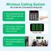 Wireless Queue Management System Wireless Calling Paging System for Bank