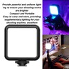 Mini LED Video Light Bright Uniform Lighting RGB LED Camera