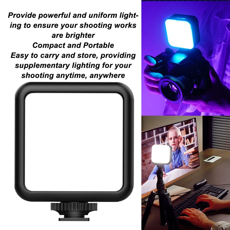 Mini LED Video Light Bright Uniform Lighting RGB LED Camera
