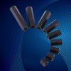Espaciadores de nailon negro de 100 piezas, espaciadores de hardware