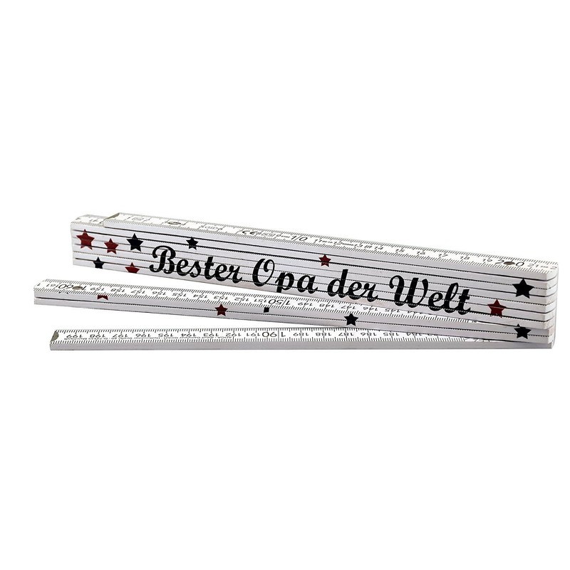 Ruler "Bester Opa der Welt" - Gift - Grandfather for