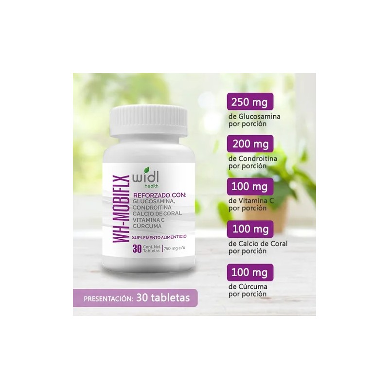 Wh-mobiflx Widl Health Articulaciones, Artritis, Glucosamina Sabor Sin Sabor
