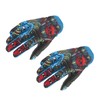 1 Pair Blue Motorcycle Sport Gloves Fashionable Non Slip 2