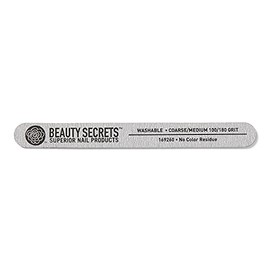 Beauty Secrets Zebra Cushion Nail File Medium/Coarse 180/100 Grit