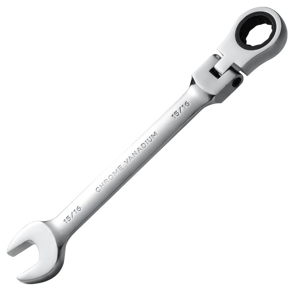B4B BANG 4 BUCK 15/16 Wrench, Flex-Head Ratcheting Combination Wrench