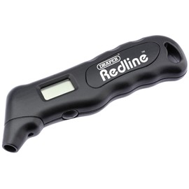 Draper Redline 68474 Digital Tyre Pressure Gauge, Blue