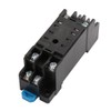 uxcell 2-M4X10 8 Terminals 35mm DIN Rail Mounted Power Relay
