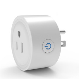 NDNCZDHC 2pcs Smart Mini Smart Plug, 10A WiFi Outlet Socket Compatible with Alexa, Google Home Assistant and Cozylife, Remote Control with Voice Control, Only Supports 2.4GHz Network(US Plug)