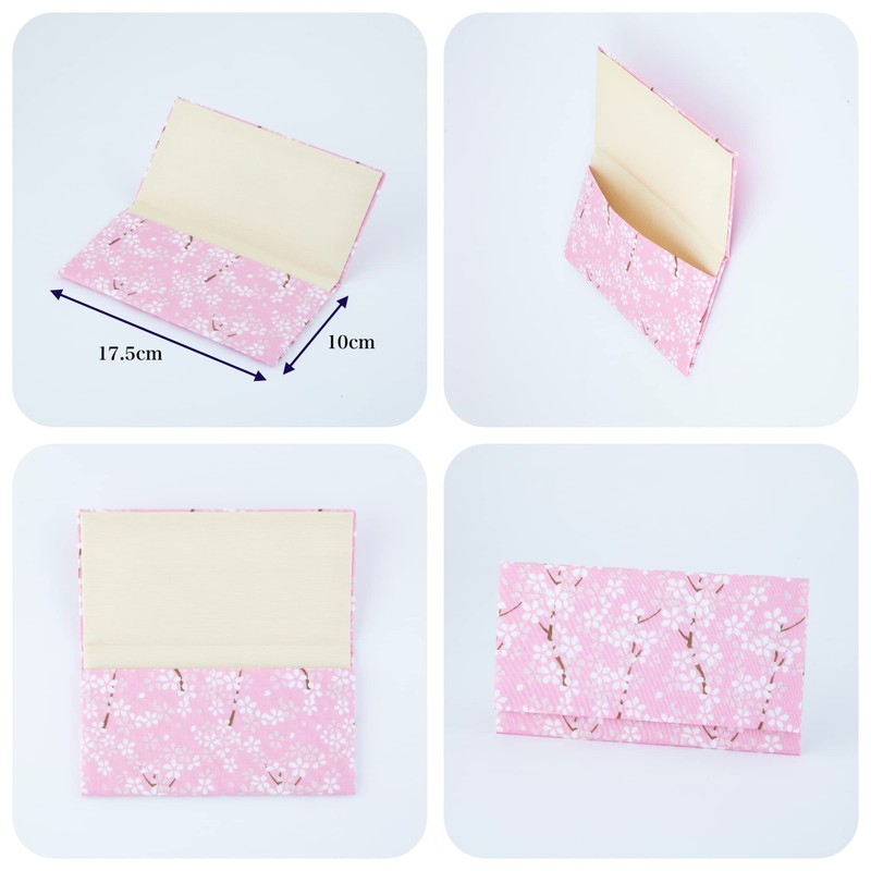 Noren Kaishi Paper Holder, Hand Printed, Made in Japan, Fabric