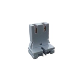 LH0978 Etlin Daniels FL010-WS Shunted, straight insertion/U-lamp socket for T8/T10/T12 bipin fluorescent lamps