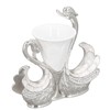 Swan Shape Dinnerware Set Light Luxury Exquisite Elegant Swan Shape