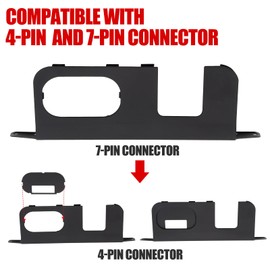 Mabett Rear Bumper Cover Plate for 2022-2025 Ford Maverick Accessories, Hitch Surround Cover Protection for Maverick with 4/7-Pin Connector Hitch (Not for Lobo)