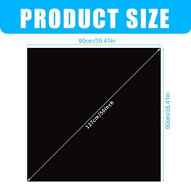 WeddHuis Headscarf, Silk Scarf, Neckerchief for Women, Simple Satin Bandana, Sleep Bandana, Headscarf, Hair Accessories (90 x 90 cm)