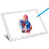 LitEnergy Portable A4 LED Copy Board Light Tracing Box, Silver
