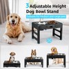 Lapensa Elevated Dog Bowls, Stainless Steel Raised Dog Deep Bowl