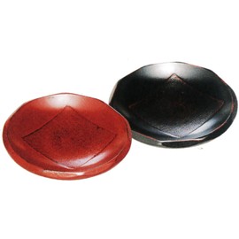 Aze Shinzo Shoten F2304 Plate, Small Elegant Plate, 4 Inch, Akebono, Black