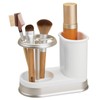 mDesign Decorative Bathroom Dental Storage Organizer Holder Stand for Electric