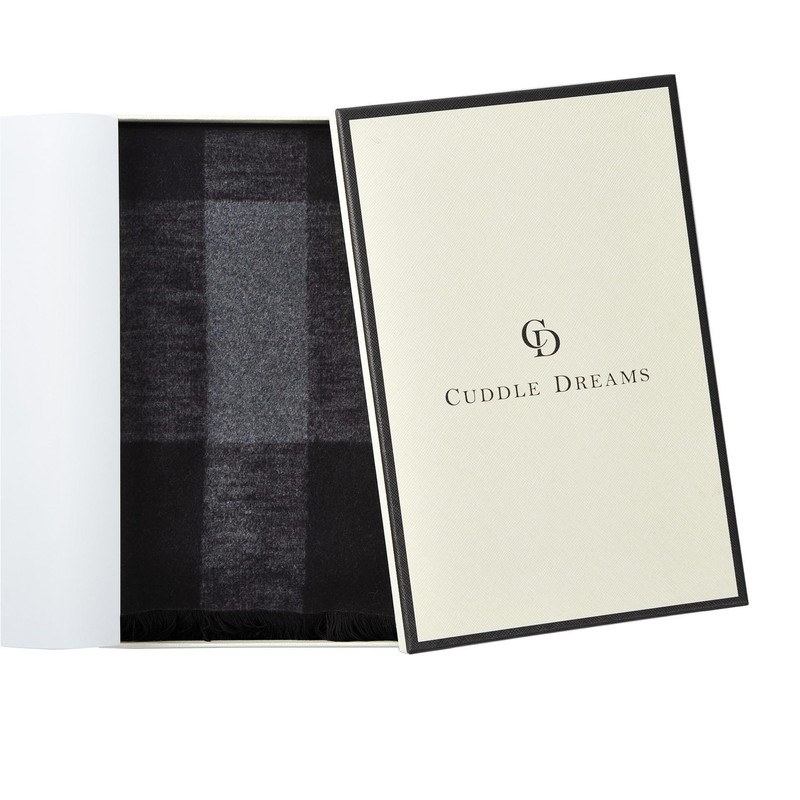 CUDDLE DREAMS Men's Silk Scarves, 100% Mulberry Silk Brushed, Luxuriously