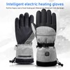 1 Pair Heated Gloves Smart Battery Powered Winter Warm Gloves