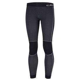 CMP - Pantaloni Lunghi Senza Cuciture per Bambini, Nero, 10/12