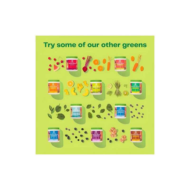 Suplemento Nutricional Greens Grass Greens Blend en Polvo, 210 g
