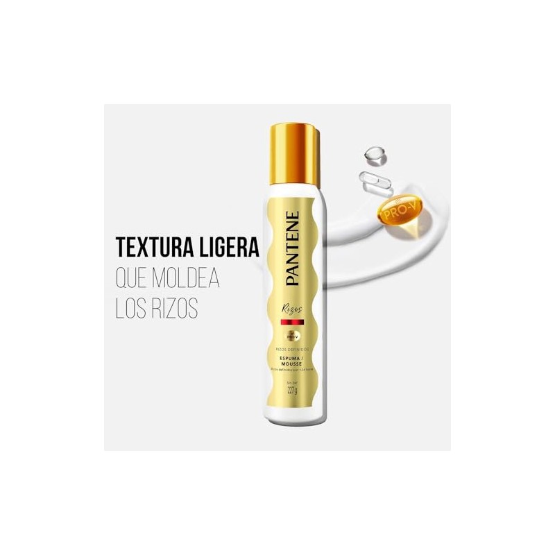 Pantene Espuma Pro-V Rizos Definidos 227 g