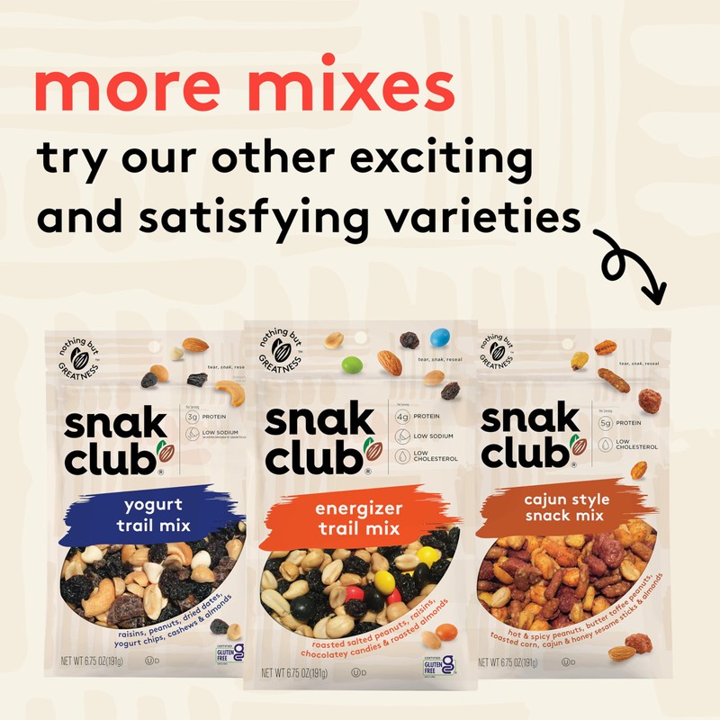 Snak Club Mega Trail Mix, Family Size, 14 Ounce