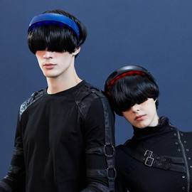 Upgraded H2 Electric Scalp Massager Head Massager for Hair Growth & Regrowth with Heating 10 Vibrating Contacts Laser Therapy for Hair Growth Hair Stimulation-Hairband, Blue