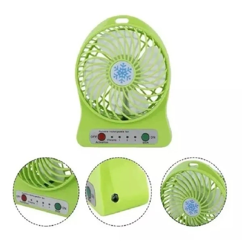 KFMX 10 Mini Ventilador Para Escritorio Recargable Usb Ventilador