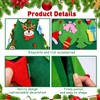 3D Felt Christmas Tree DIY Christmas Tree Decoration Removable Ornaments