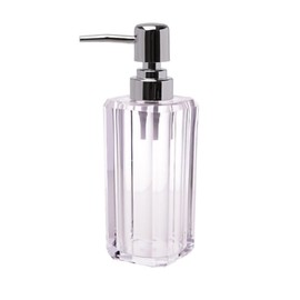 WAIT FLY Acrylic Soap Dispenser with Pump, Soap Bottle, Dish Soap Dispenser, Hand Soap Dispenser, Home Decoration-Transparent-6 OZ