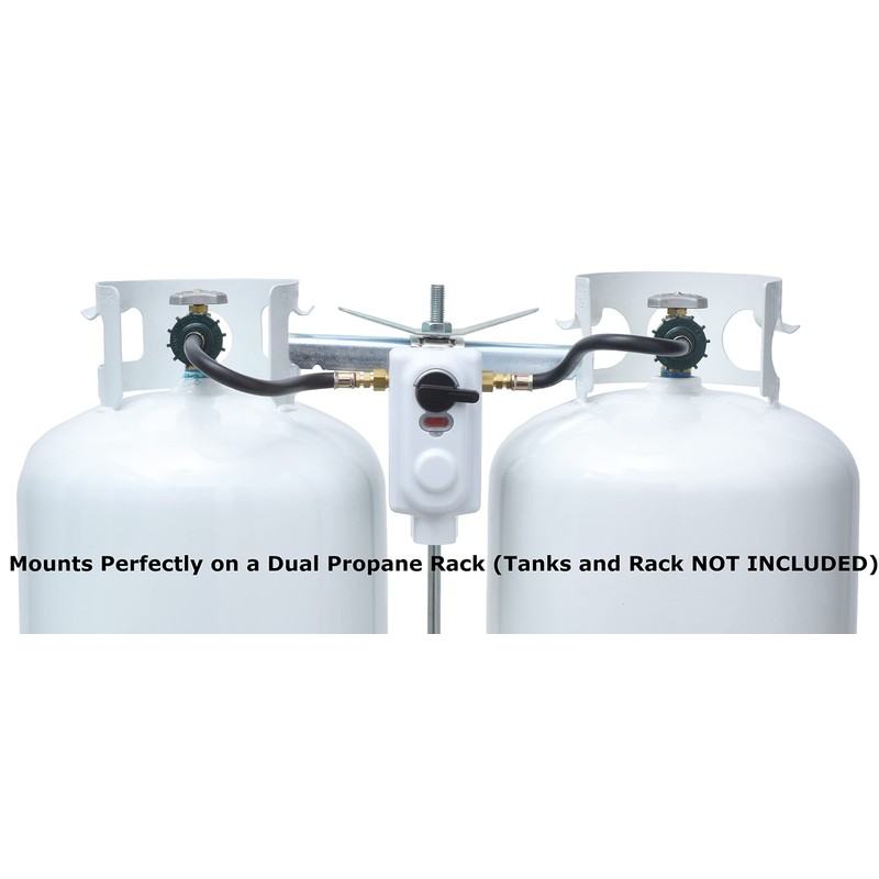 Flame King (KT12ACR-2) 2-Stage Auto Changeover LP Propane Gas Regulator
