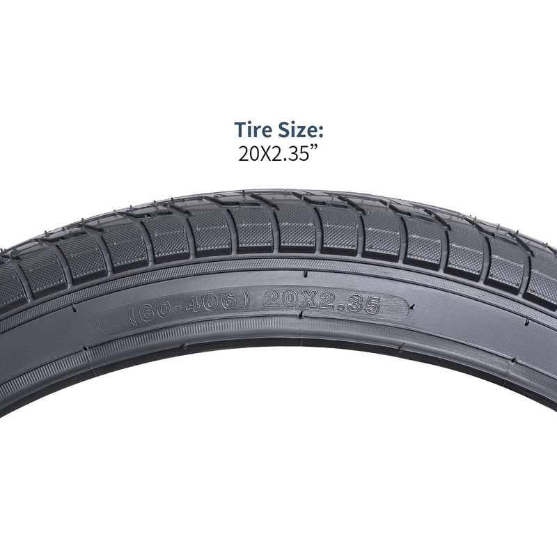 YunSCM YS-125 20 2.35 Tires, 20 x 2.35 60-406 Bicycle