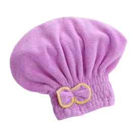 LfrXtra Soft And Absorbent Hair Towel Wrap For Wet Hair Fast Drying Corals Velvets Towel With BowKnot Bath Accessories For Women