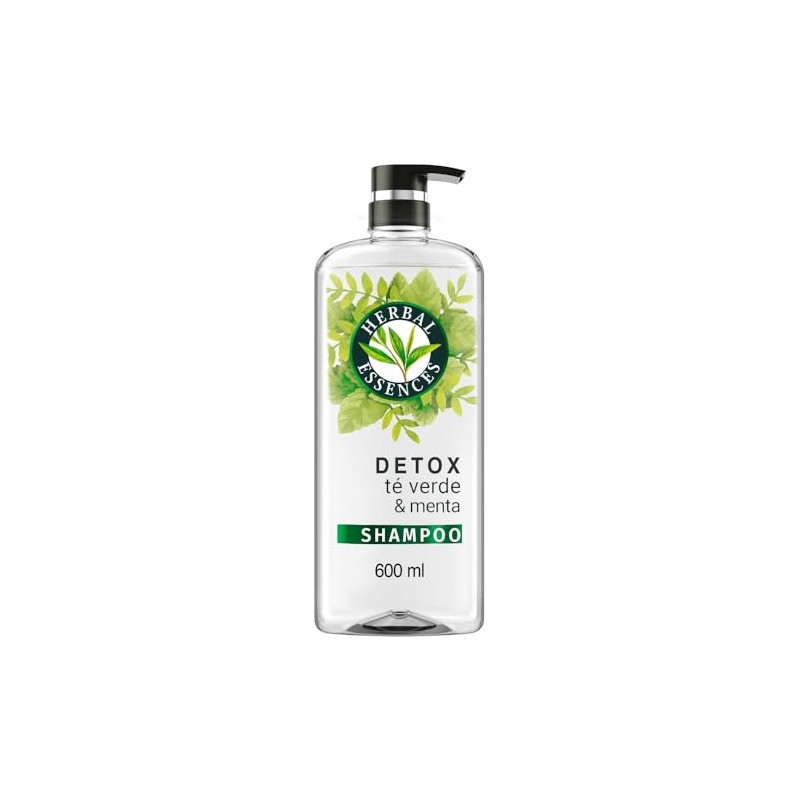 Herbal Essences Shampoo Detox Té Verde & Menta 600 ml