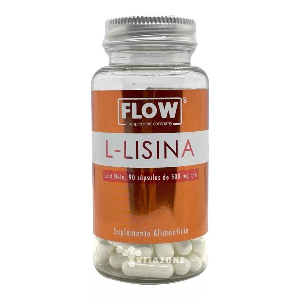 Flow Lisina 90 Cápsulas Flow