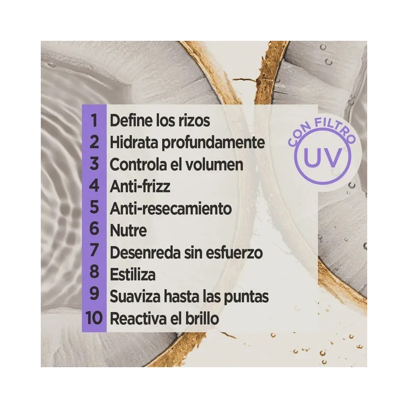 Crema Para Peinar Garnier Fructis Rizos Poderosos 300ml