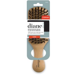 Diane Curved Reinforced Boar Club Extra Firm Bristles D1001