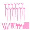 BIUDECO 12pcs Lash Perm Tool Shaped Eyelash Separator Brush Comb