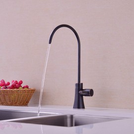 EKRTE Bronze Water Filter Faucet,Commercial Everse Osmosis Faucet for Under Sink, Brass Drinking Water Purifier Faucet, Oil Rubbed Bronze