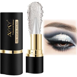 Lápiz Delineador de Ojos en Gel Negro, Delineador de Ojos en Crema a Prueba de Manchas, Lápiz Delineador de Ojos Negro Mate, Lápiz Delineador de Ojos en Barra, Delineador de Ojos Mate de Secado Rápido (01#)