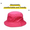 KBETHOS® 100% Cotton Washed Bucket Hat, Hot Pink, Large-X-Large