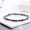 Yocoyee 2pcs Anklet Hematite Relieve Joint Pain Healing Therapy Healthy