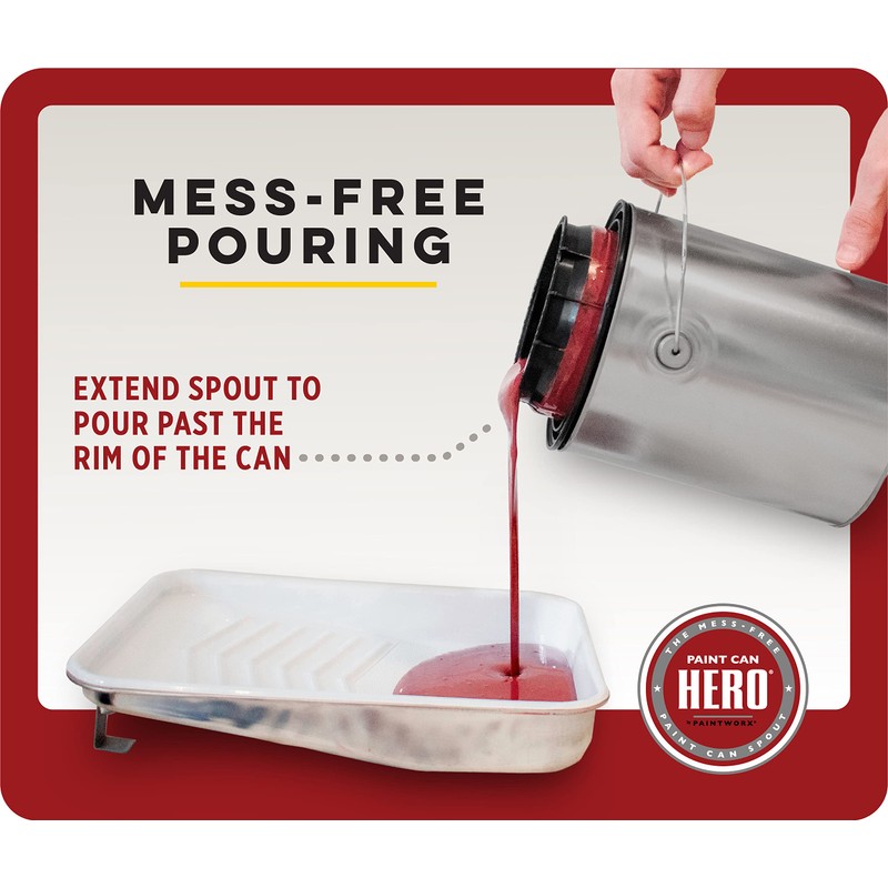 Paint Can Hero - The Mess-Free Paint Can Spout, Gallon