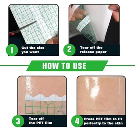 Venda adhesiva elástica transparente para tatuajes,Vendas Impermeables Película Transparente Apósito Vendas Adhesivas Transparentes Cinta Apósito para